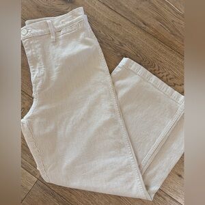 Pinstriped Cropped Pants